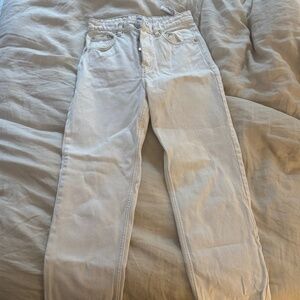 Zara Cream Jeans